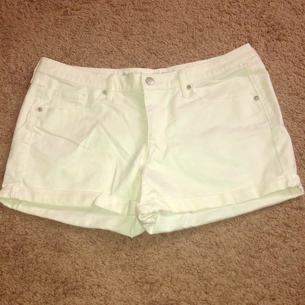 Mossimo Denim Mid-Rise Midi Shorts